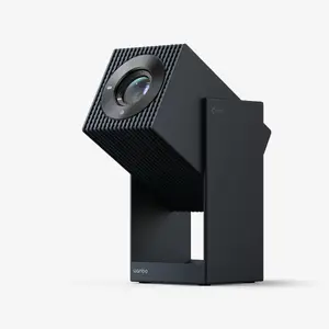 Pārnēsājams LCD projektors WANBO Cube 2 Pro — 500 ANSI lūmeni, 1080p (1920x1080), LED, autofokuss, Android TV, 1.2:1 tālummaiņa, 8 W, melns