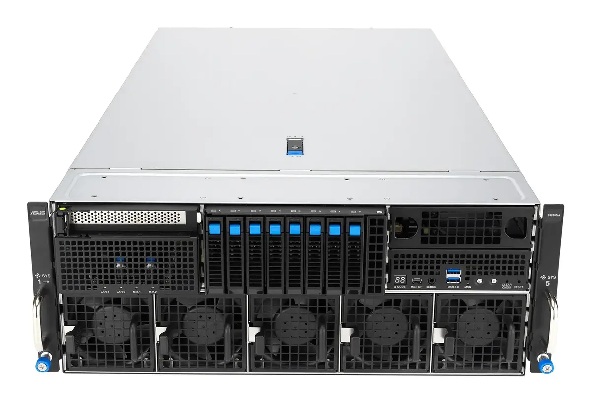 Asus ESC8000A-E13X 4U серверная платформа AMD EPYC 9005 Photo 2