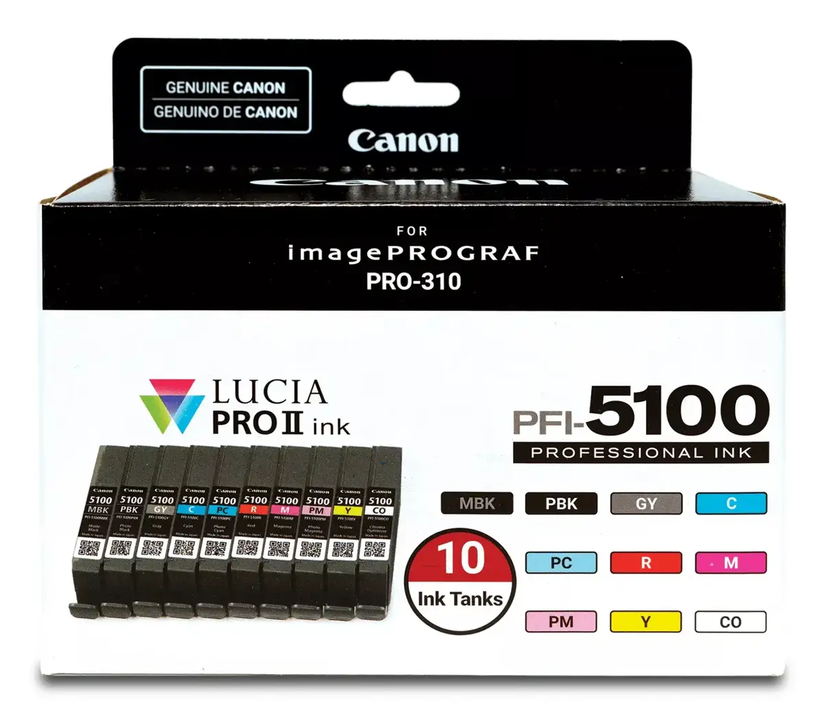 Canon PFI-5100 Oriģināls tintes kasetnes daudzpakas