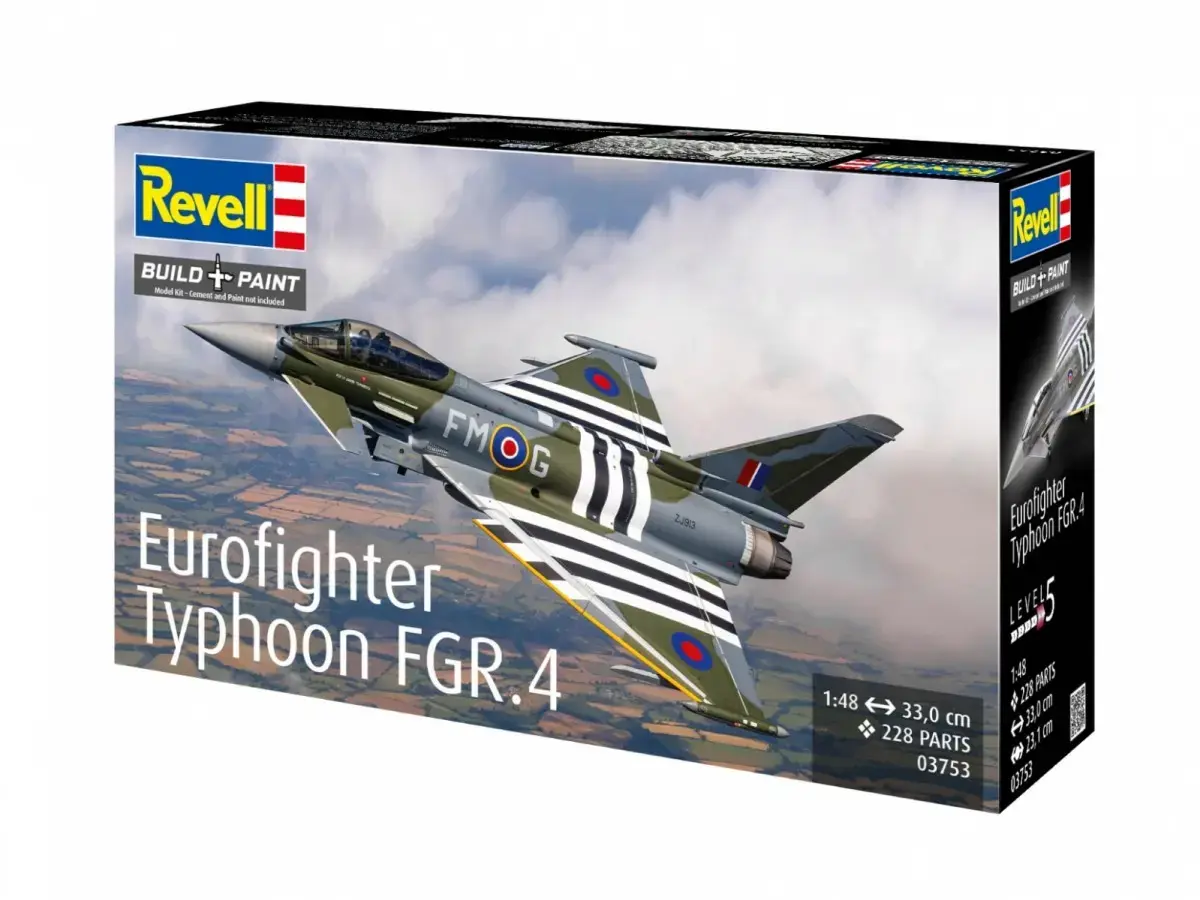 REVELL Eurofighter Typhoon FGR.4 1:48 komplekts Photo 4