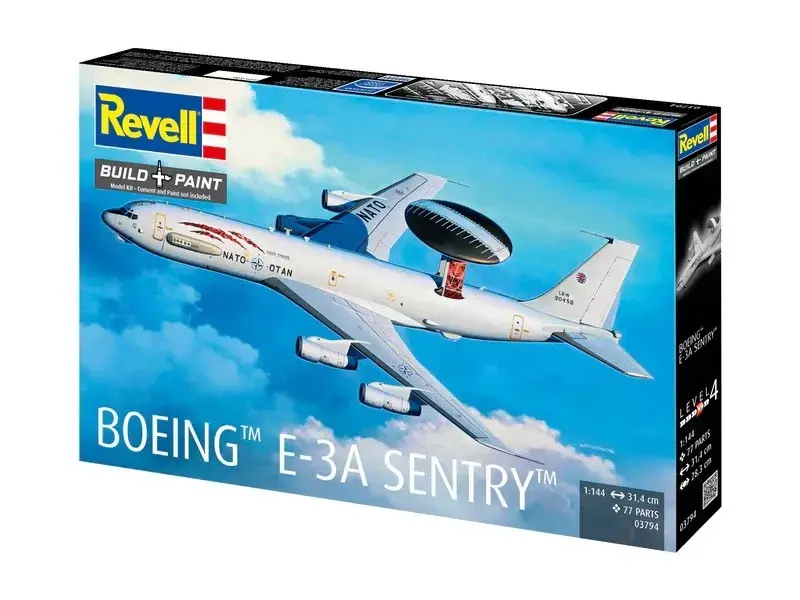 REVELL Boeing E-3A Sentry 1:144 набор модели Photo 3