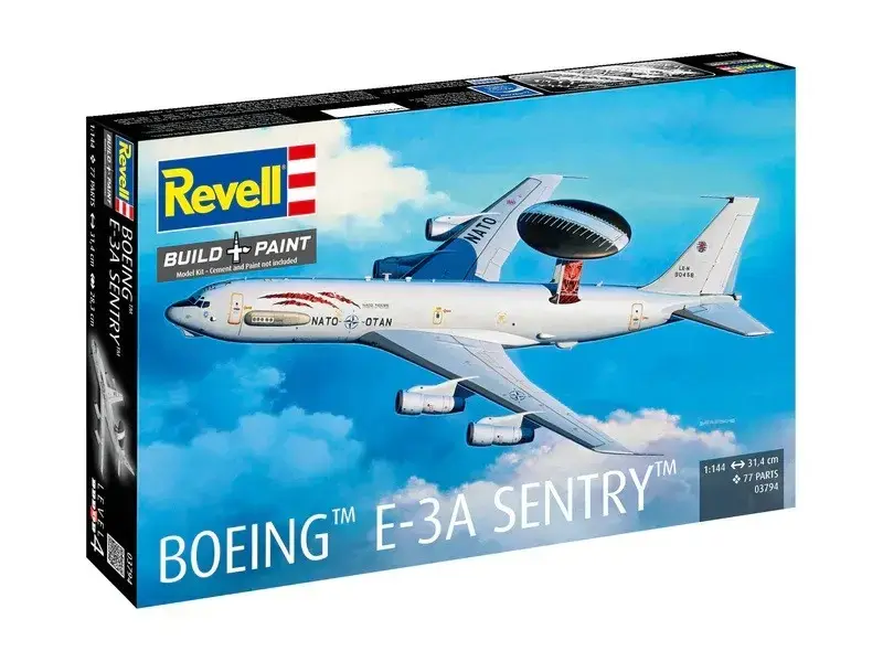 REVELL Boeing E-3A Sentry 1:144 набор модели Photo 4