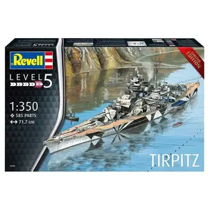 Пластиковая модель корабля REVELL Tirpitz масштаб 1:350