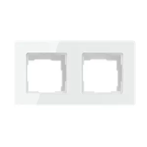 Light switch frame Avatto TS20 — 2-socket, white