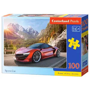 Jigsaw puzzle Castorland B-111107 — 100 pieces, Vehicles theme, car image, 470×330 mm