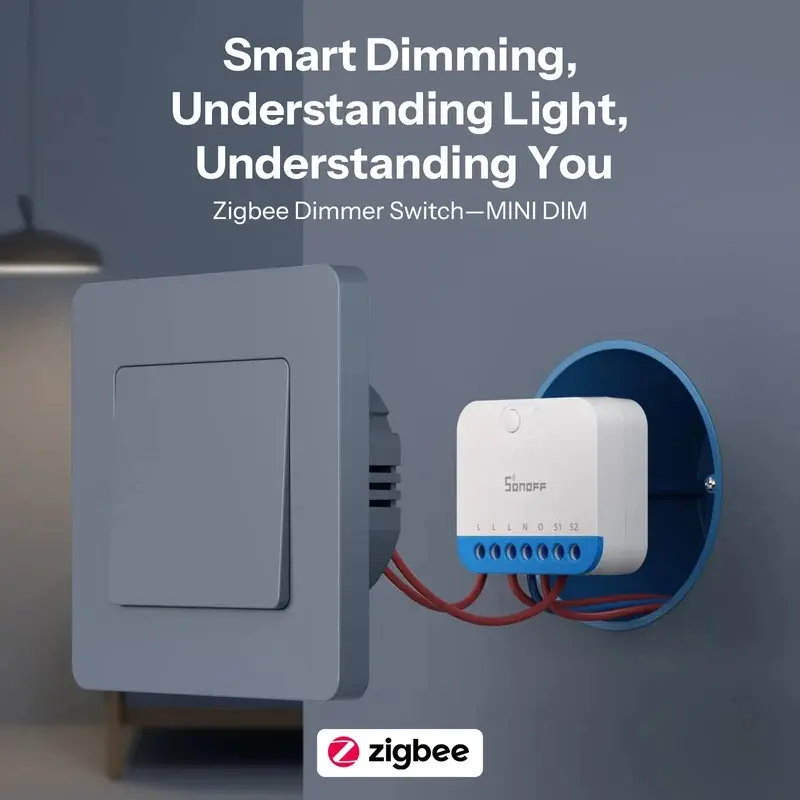 Sonoff MINI-ZBDIM Zigbee умный мини-контроллер/диммер Photo 7
