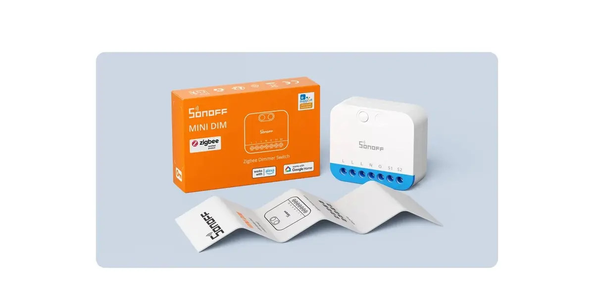 Sonoff MINI-ZBDIM Zigbee умный мини-контроллер/диммер Photo 17