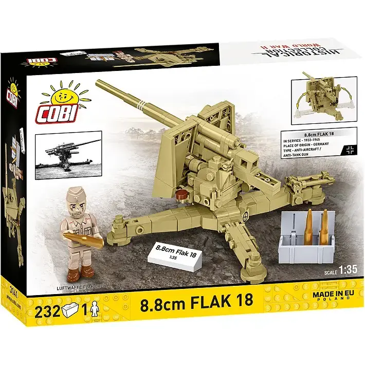 Cobi Blocks 8.8 cm Flak 18 komplekts 1:35 Photo 2