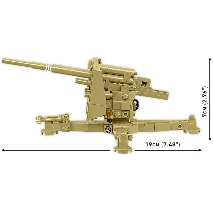 Cobi Blocks 8.8 cm Flak 18 komplekts 1:35 Photo 3