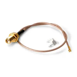 Antenna connection cable SATEL IPX-SMA, red, 250 mm, compatible with INTEGRA 128-WRL, PERFECTA, PERFECTA LTE, VERSA Plus, VERSA Plus LTE