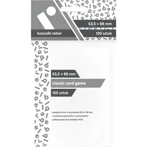 Deck protector sleeves Rebel CCG 63.5 x 88 mm, pack of 100