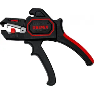 Knipex self-adjusting insulation stripper pliers 180 mm (12 62 180)