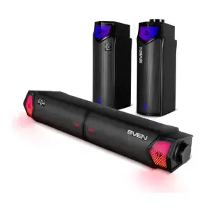 Акустическая система SVEN SB-G1450 игровая саундбар 2.0, 10 Вт RMS, питание USB, Bluetooth, 100–20000 Гц