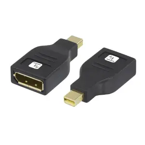 Adapter cable TECHLY IADAP-DP-MDP2 DisplayPort to Mini DisplayPort, gold-plated contacts, black