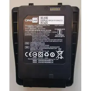 Rechargeable Li-ion Battery CIPHERLAB KBRK250X00506 — replacement power pack