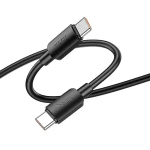 Cable USB-C to USB-C HOCO PD 6A 100W 1 m — X96, black
