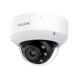 Купольная IP-камера Reolink RP-PCV8MZ 4K UHD 3840×2160, 5× оптический зум, объектив 2.7 мм, 108° по горизонтали, проводная, настенный монтаж, для улицы/внутри, белая