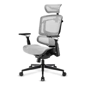 Biroja krēsls Sharkoon OfficePal C50M — polsterēts sēdeklis, tīkla atzveltne, melns, atzveltnes 49×63 cm, sēdekļa platums 50 cm