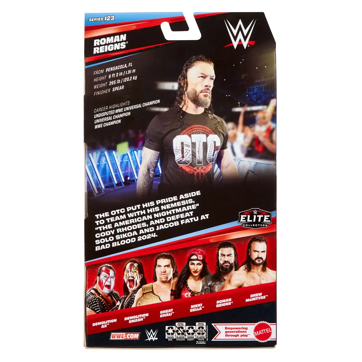 MATTEL Roman Reigns Series #123 — 6-inch action figure Photo 6