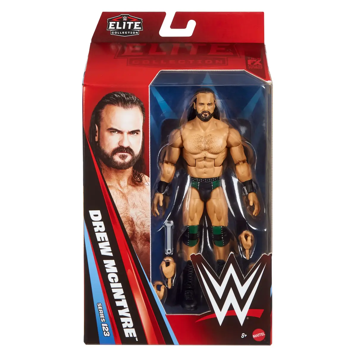 MATTEL WWE Elite Drew McIntyre Sērija #123 — 6 collu figūra Photo 2