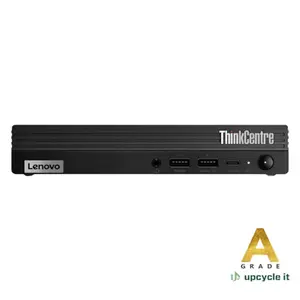 Mini PC Upcycle IT Lenovo ThinkCentre M80q Tiny (Refurbished) A Intel i5-10500T 2.3 GHz 16 GB DDR4 256 GB SSD Windows 11 Pro Black
