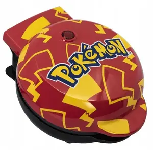 Waffle Iron Uncanny Brand Pokemon Mini Waffle Maker Pikachu – compact electric toy-themed waffle press