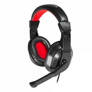 Spēļu austiņas mars gaming MRH0 ar mikrofonu, USB, LED apgaismojumu, 2 m kabeli (iepakojums bojāts)