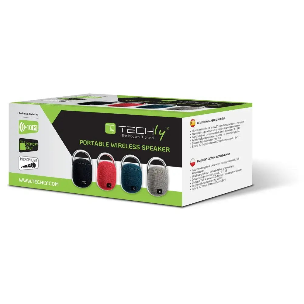 TECHLY ICASBL321BK портативная моно-колонка Photo 2