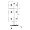 Floor stand TECHLY ICA-TR3VW for 3 TVs 32–55" Photo 2