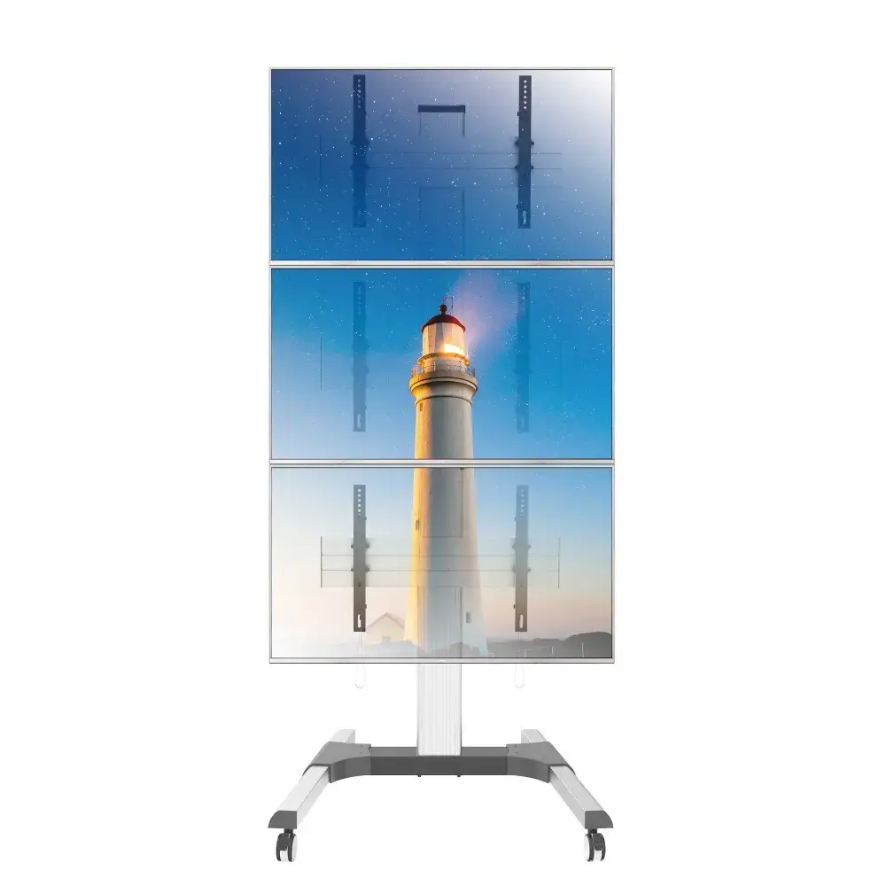 Floor stand TECHLY ICA-TR3VW for 3 TVs 32–55" Photo 6