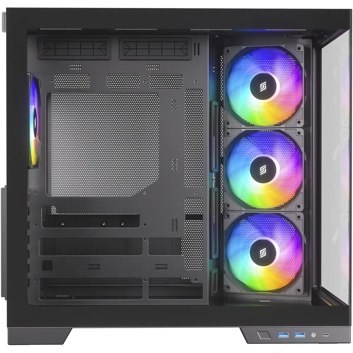 Silentware View A-RGB Black PC case VIEWBLACK Photo 5