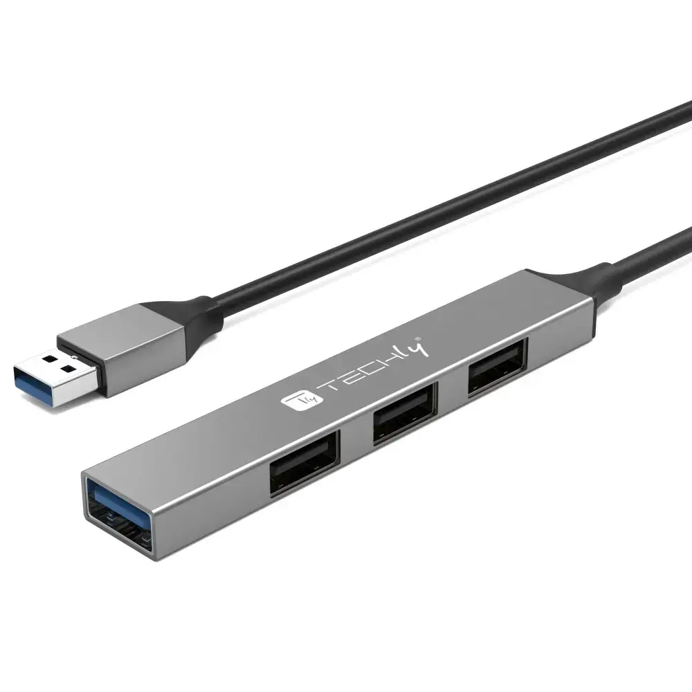 TECHLY IUSB32-HUB4A-3U2SLS USB 3.2 Gen 1 док для ноутбука Photo 3