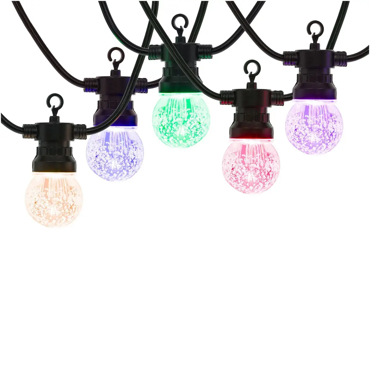 Outdoor LED bulb garland Springos CL1248 Photo 2
