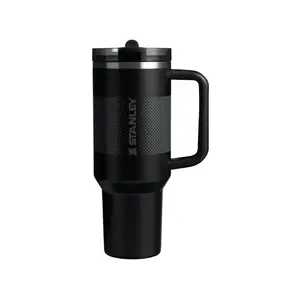 Termokrūze STANLEY The Quencher ProTour Flip Straw Tumbler 1,18 L — melna