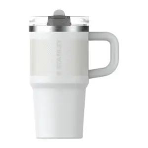 Термокружка со снеп-сливом STANLEY The Quencher ProTour Flip Straw Tumbler 0.59 л белая