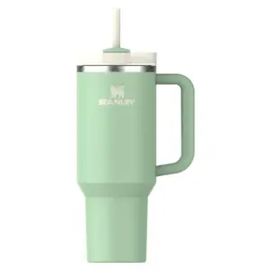 Siltuma krūze STANLEY The Quencher H2.O FlowState Tumbler 1,18 l — pistācijas krāsa