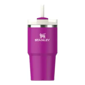 Термокружка со трубочкой STANLEY The Quencher H2.O FlowState Tumbler 0,59 л фиолетовая