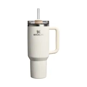 Термокружка STANLEY The Quencher H2.0 Fluted Tumbler 1,18 л глянцевый кремовый