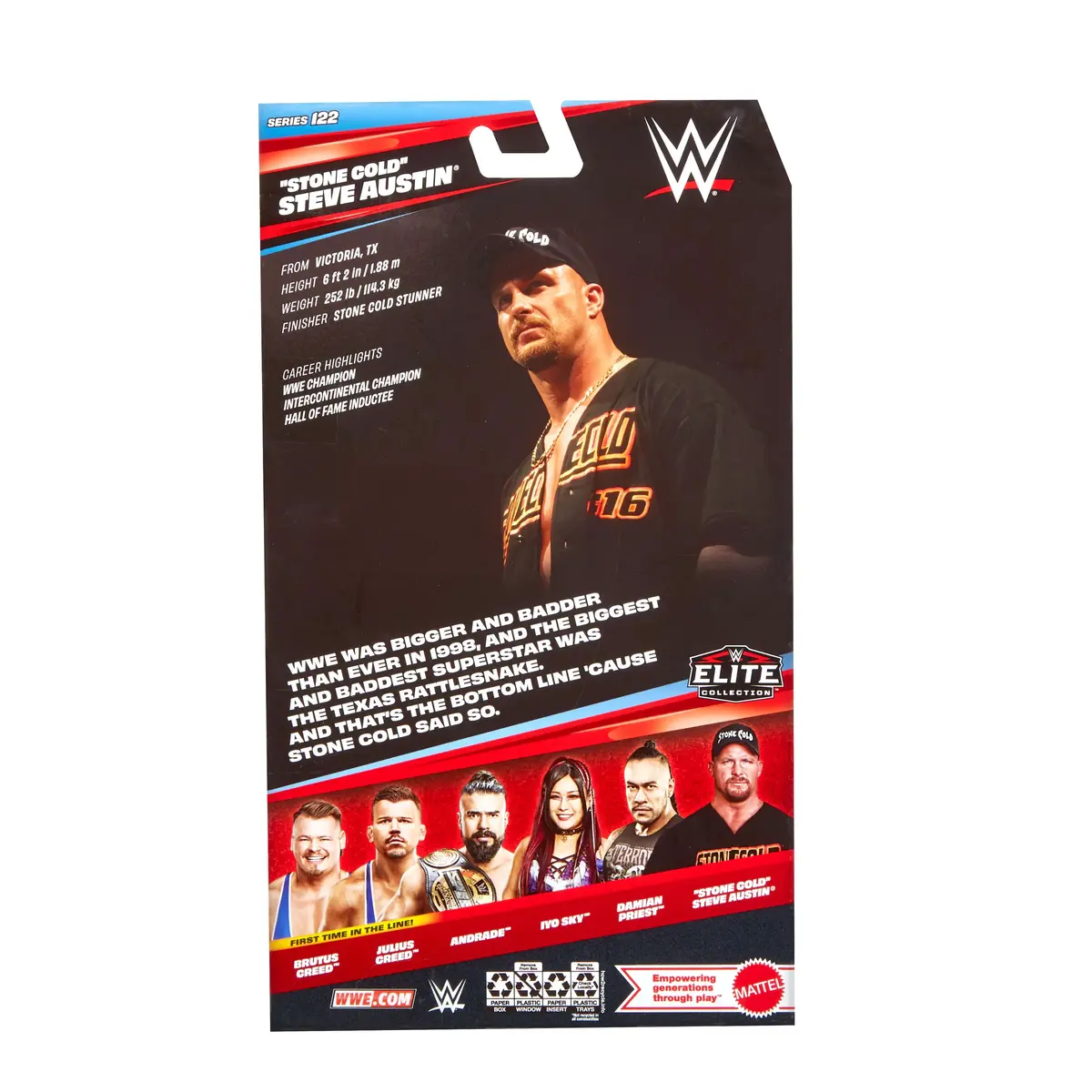 MATTEL WWE Elite 'Stone Cold' Steve Austin action figure Photo 6