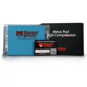 Thermal Grizzly Minus Pad High Compression thermal interface pad 120 x 100 x 2.0 mm, pack of 2