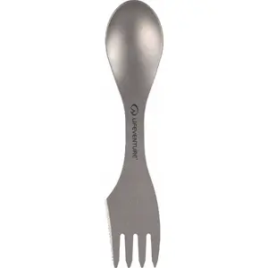 Utensil spork LIFEVENTURE Superlight Titanium Spork — lightweight titanium camping spoon-fork