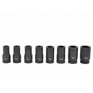Impact socket set GEKO 3/4" drive 17–32 mm, 8 pieces