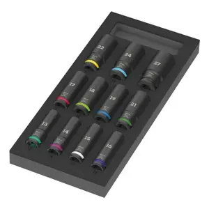 Набор головок Wera 05150115001, привод 1/2", метрические головки, длина 405 мм, вес 3.01 кг