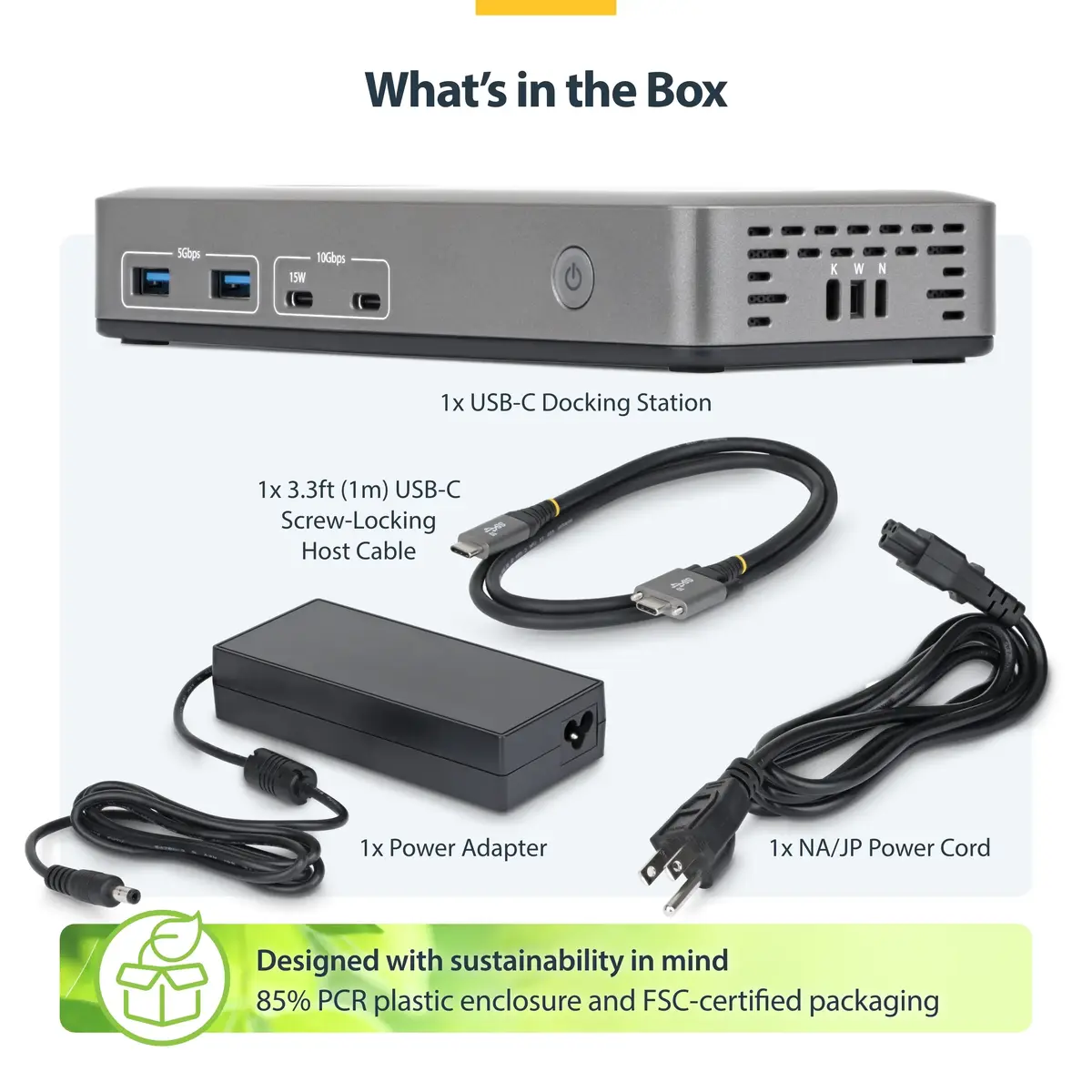 StarTech 196UE-USBC-DOCK Dual-Monitor USB-C Docking Station Photo 5