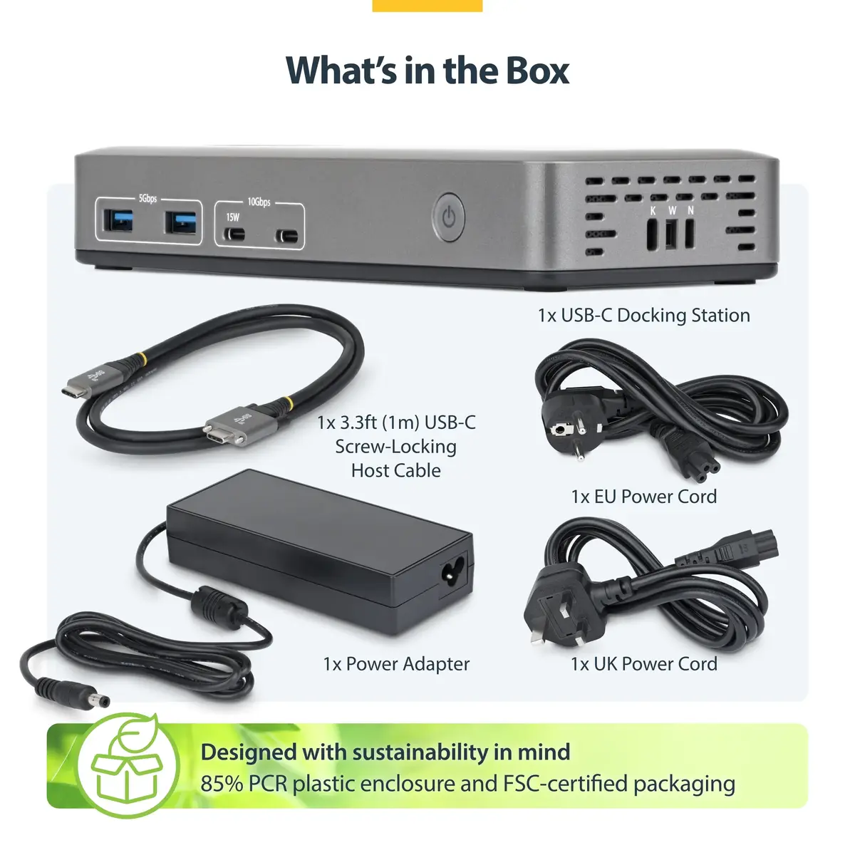 StarTech 196UE-USBC-DOCK Dual-Monitor USB-C Docking Station Photo 6