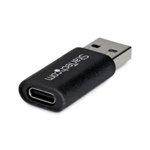 USB-A to USB-C adapter StarTech U32-AMCF-USBADAPTER, USB-A male to USB-C female, USB 3.2 Gen 1 10 Gbps, 5V/900mA, black