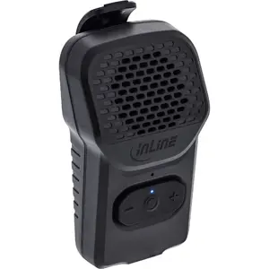 Mono portable speaker InLine 55383 — Black, driver 2.8 cm, Bluetooth 2.4 GHz (range 10 m)