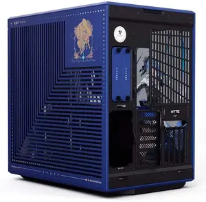 Computer Case HYTE Y70 Hoshimachi Suisei blue Tempered Glass — mid-tower ATX chassis with tempered glass panels