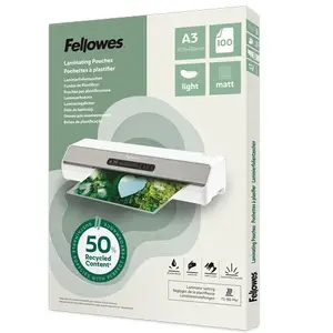 Laminator pouches Fellowes 100143436 A3 420 x 303 mm Matt Thermal 100 pcs