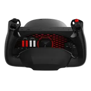 Lidmašīnas vadība Honeycomb Alpha no Honeycomb — 180° griešanās, vads ar USB-C, saderīga ar PC un Mac, melna